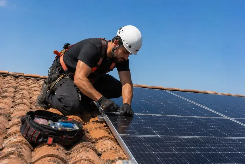 Maintenance et monitoring de panneaux solaires à Varrains